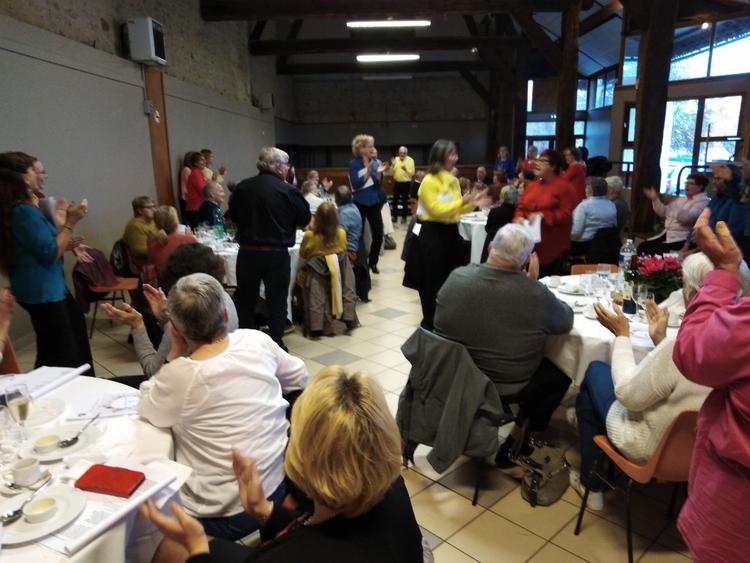 Repas à Château-sur-Epte après un concert